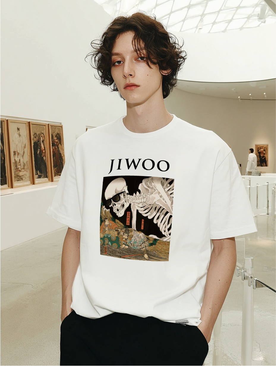 "Sunglasses Gashadokuro" T-shirt